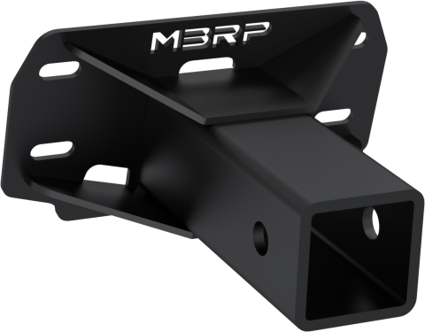 18-Present Polaris Ranger 1000/ XP 1000 and 2023-Present Polaris Ranger EV Black-Coated 2 Inch Front Hitch Receiver MBRP