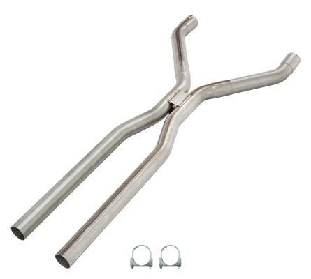 2.5 Inch Mandrel-Bent Tunnel Crossover Exhaust H-Pipe 409 Stainless Steel Pypes Exhaust