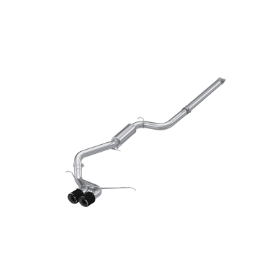 2013-2018 Ford Focus ST 2.0L EcoBoost T304 Stainless Steel 3 Inch Cat-Back Dual Center Outlet with Carbon Fiber Tips Race Profile MBRP