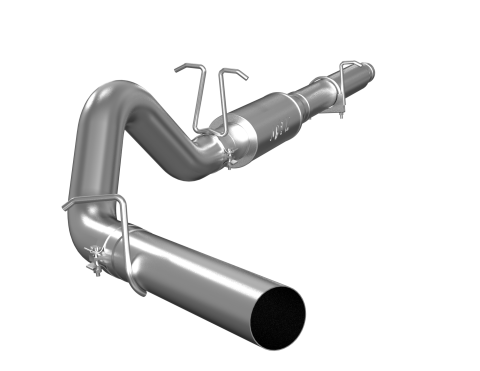 Cat Back Exhaust System 4 Inch Single Side Exit No Tip Included Aluminized Steel For 99-04 Ford F-250/350 V-10 MBRP