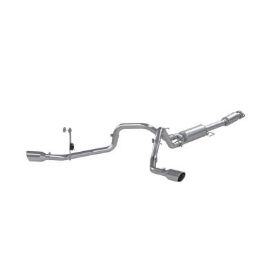 21-Up Ford F-150 Aluminized Steel 3 Inch Cat-Back 2.5 Inch Dual Split Side Exhaust System MBRP