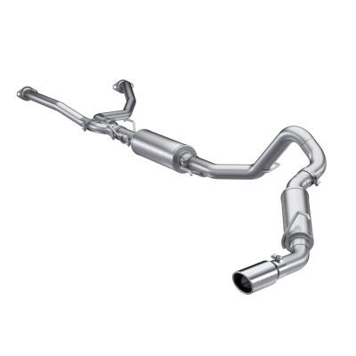 2022-Up Toyota Tundra 3.5L Aluminized Steel 2.5 Inch Dual Cat-Back Single Side Exit MBRP 