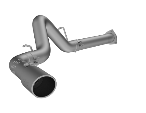 4 Inch Filter Back Single Side Exit Aluminized Steel For 07-10 Silverado/Sierra 2500/3500 Duramax All LMM MBRP