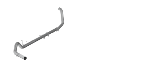 4 Inch Turbo Back Single Side-No Muffler For 99-03 Ford F-250/350 7.3L MBRP