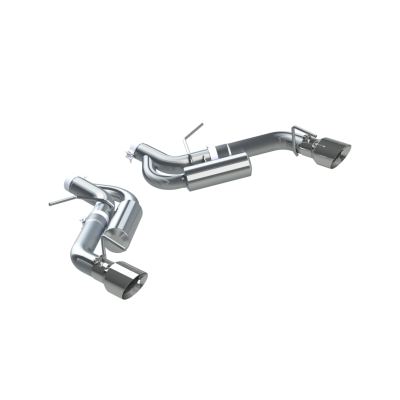 Chevrolet 3 Inch Dual Axle Back Armor Lite Series Dual Tips For 16-24 Chevrolet Camaro SS MBRP