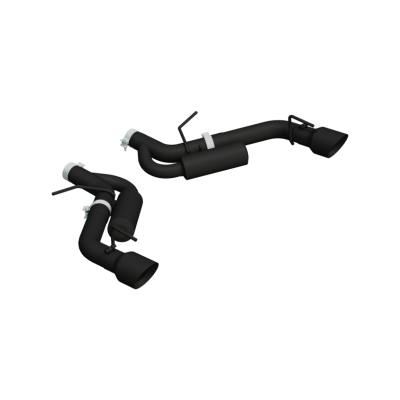 Chevrolet 3 Inch Dual Axle Back Armor BLK Series For 16-24 Chevrolet Camaro SS MBRP