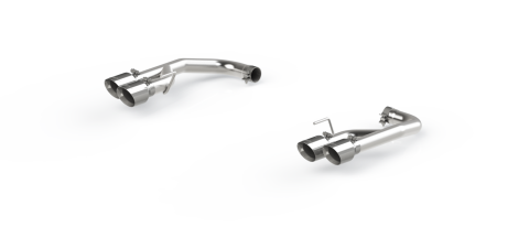 Exhaust Pipe 2.5 Inch Axle Back With Quad 4 Inch Dual Wall Tips For 18-23 Ford Mustang GT 5.0L Non Active Exhaust T304 Stainless Steel MBRP