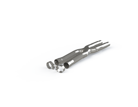 MBRP 2.5 Inch Exhaust Resonator Bypass X-Pipe For 15-Up Ford Mustang GT 5.0L MBRP