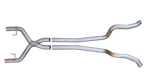 Cat Back System Split Rear Dual Exit 2.5 intermediate Pipe And Tailpipe Hardware Incl Muffler And Tip Not Incl Natural Finish 409 Stainless Steel Pypes Exhaust