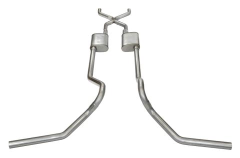 Ford Crossmember Back Exhaust For 65-76 F-100/F-150 No Muffler Pypes Exhaust