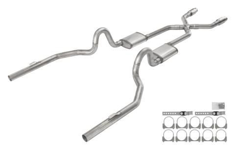 1978-88 3 Inch GM G-Body Non SS Crossmember Back w/ Xpipe No Muffler Exhaust System SGG913E