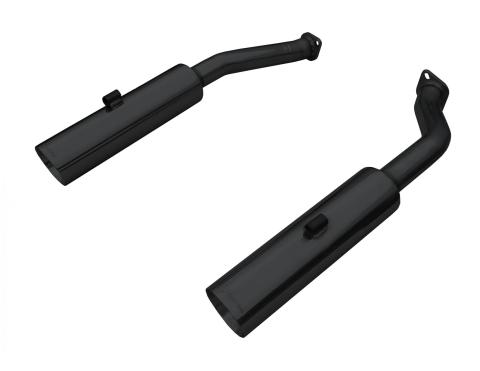 Pype Bomb Series Axle Back Exhaust System 05-06 GTO Split Rear Dual Exit Incl Muffler Delete Pipe Black Coated Tips Hardware Polished Black Finish 304 Stainless Steel Pypes Exhaust