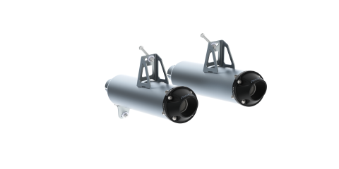 Dual Slip-On Mufflers For 13-18 Can-Am Maverick MBRP