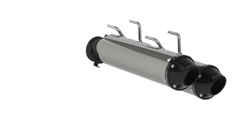 Stacked Dual Slip On Exhaust Pipe Performance Series For 15-19 Arctic Cat WildCat X Models MBRP