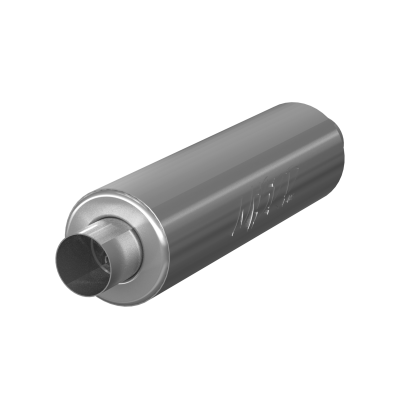 3 Inch Exhaust Pipe ID Inlet/Outlet 26 Inch Single Chambered Muffler T409 Stainless Steel MBRP