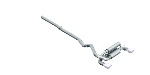 3 Inch Cat Back Exhaust System Dual Outlet For 16-18 Ford Focus RS Aluminized Steel MBRP
