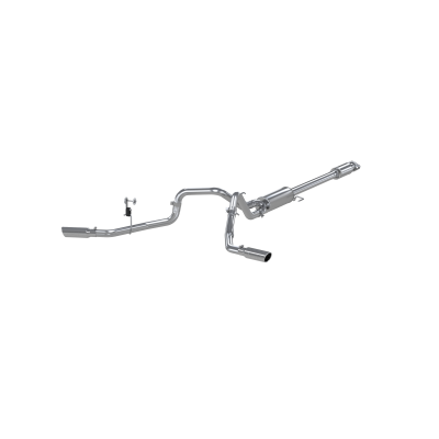 2.5 Inch Cat Back Exhaust System Dual Side Exit For 15-20 Ford F-150 5.0L Aluminized Steel MBRP