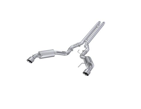 3 Inch Cat Back Exhaust System For 15-17 Ford Mustang GT 5.0 Coupe Dual Split Rear Street Version 4.5 Inch Tips Aluminized Steel MBRP