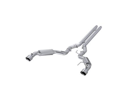 3 Inch Cat Back Exhaust System Dual Split Rear For 15-17 Ford Mustang GT 5.0 Coupe Only Race Version 4.5 Inch Tips Aluminized Steel MBRP