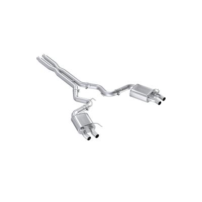 Mustang 3 Inch Cat Back Exhaust System Dual Quad Split Rear Exit For 16-20 Ford GT350/GT350R Armor Pro Series MBRP