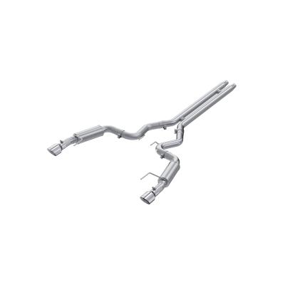 2024-Up For Mustang GT S650 5.0L Race Version Armor Lite Aluminized Steel 3 Inch Cat-Back Dual Split Rear MBRP