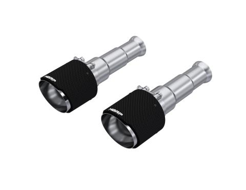 2009-2018 Ram 1500 and 2019-Up Ram 1500 5.7L Hemi Carbon Fiber Exhaust Tips, 5 Inch OD Dual Wall Angle Cut. Sold In Pairs MBRP