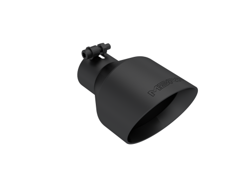 Universal Black Tip, 2.5-Inch ID, 5-Inch OD Angle Cut Dual Wall MBRP