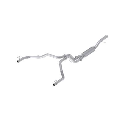 21-Present Cadillac Escalade 6.2L Armor Pro 3-Inch Cat-Back, 2.5-Inch Dual Split Rear Exhaust MBRP