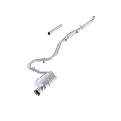 22-Present Honda Civic, Sedan Sport 2.0L Armor Lite 2.5-Inch Cat-Back Exhaust with Tip, Tour Profile, MBRP