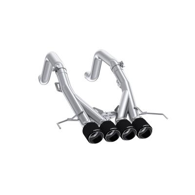 14-19 Chevrolette Corvette C7 6.2L Armor Pro 3-Inch Axle Back, Muffler Bypass, Quad Outlet with Carbon Fiber Tips MBRP