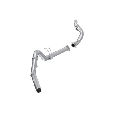 15-16 Ford F-250/ F-350/ F-450, 6.4L, CC/SC, Armor Lite 4-Inch Filter Back Single Side Exit with Downpipe MBRP