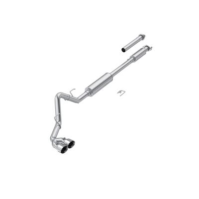15-20 Ford F-150 2.7L, 3.5L and 5.0L Armor Pro 3-Inch Cat-Back Passenger Side Exit with Polished Tips MBRP