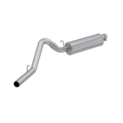 97-99 Jeep Wrangler, Armor Lite 2.5 Inch Cat-Back, Single Side, No Tip, MBRP