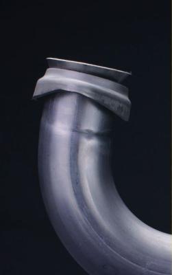 Exhaust Manifold Down Pipe 2.5 in w/Standard Manifolds 2 Bolt Flange Hardware Not Incl Natural 409 Stainless Steel Pypes Exhaust