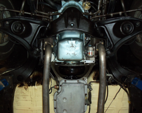 1964-1967 Pontiac 2.5 Inch Manifold Downpipes With HO-Ram Air 3 Bolt Flanges 409 Stainless Pypes Performance Exhaust