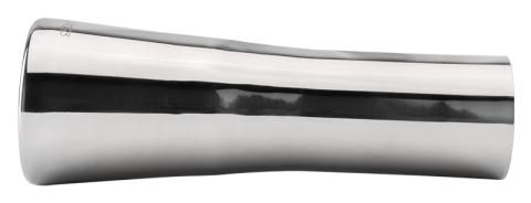 Exhaust Tail Pipe Tip Set 66-68 GTO 2.5 in To 3.5 in Slip Fit Trumpet Clamp On Hardware Not Incl Polished 304 Stainless Steel Pair Pypes Exhaust