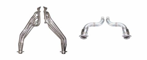 2015-2017 Mustang Long Tube Header Kit With Catalytic Converters 304 Stainless Pypes Performance Exhaust