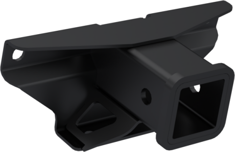 14-Present Polaris Sportsman 570 and 2016-Present Polaris Sportsman 450 Black-Coated 2 Inch Hitch Receiver MBRP