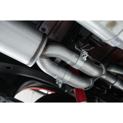 2.5 Inch Cat Back Exhaust System For 19-up Silverado/Sierra 1500 6.2L, 2022 Silverado LTD/ Sierra Limited 6.2L Dual Rear Aluminized Steel MBRP