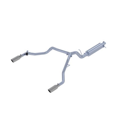 Ford 3 Inch Cat Back Exhaust System Dual Split Rear Exit For 19-23 Ford Ranger EcoBoost 2.3L MBRP