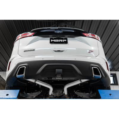 19-Up Ford Edge ST 2.0L EcoBoost V6 T304 Stainless Steel 2.5 Inch Axle-Back Dual Rear Exit MBRP