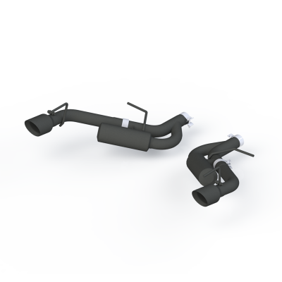 Armor BLK 2.5 Inch Axle Back Non NPP For 16-24 Chevrolet Camaro 2.0T 16-24 Chevrolet Camaro V6 3.6L MBRP