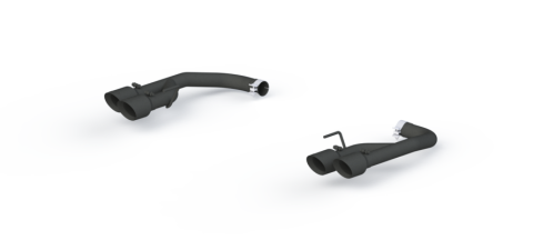 2.5 Inch Axle Back With Quad 4 Inch Dual Wall Tips For 18-23 Ford Mustang GT 5.0L Non Active Exhaust Armor BLK MBRP