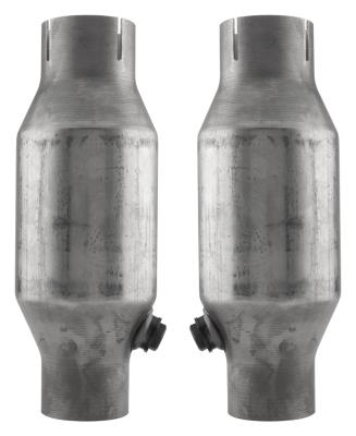 1975-1980 Corvette C3 2.5 Inch Crossmember Back Exhaust Kit With X-Pipe 409 Stainless Includes Catalytic Converters No Mufflers Pypes Performance Exhaust