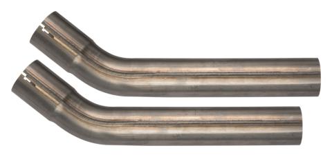 1966-71 Ford Fairlane 2.5 Inch X-Pipe Crossmember Back Rear Exit Exhaust Street Pro Mufflers Pypes Performance Exhaust