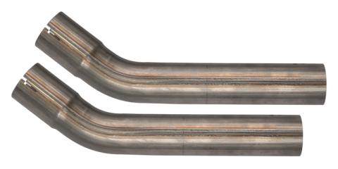 1966-71 Ford Fairlane 2.5 Inch H-Pipe Crossmember Back Rear Exit Exhaust Race Pro Mufflers Pypes Performance Exhaust