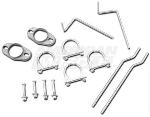 1979-2004 Mustang Pype Bomb Cat Back Exhaust System M80 Mufflers 409 Stainless Steel Pypes Performance Exhaust