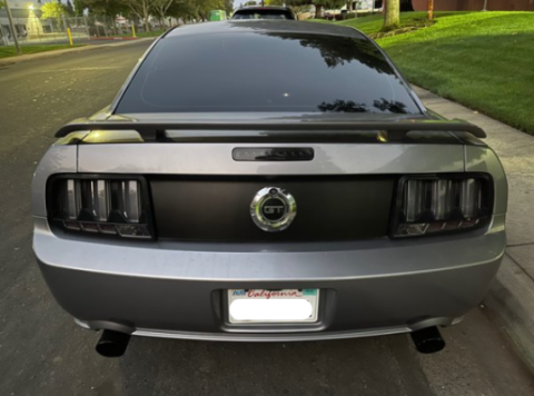 2005-2010 Mustang Pype Bomb Axle Back 304 Stainless Black Powder Coated Pypes Performance Exhaust