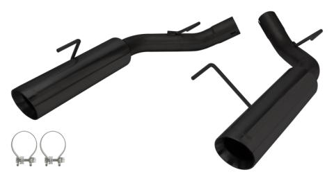 2005-2010 Mustang Pype Bomb Axle Back 304 Stainless Black Powder Coated Pypes Performance Exhaust
