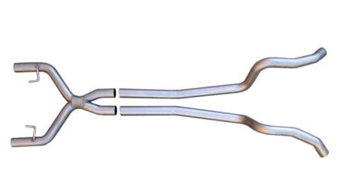 Cat Back System Split Rear Dual Exit 2.5 intermediate Pipe And Tailpipe Hardware Incl Muffler And Tip Not Incl Natural Finish 409 Stainless Steel Pypes Exhaust